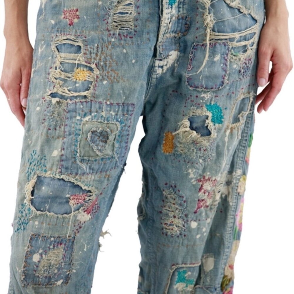Magnolia Pearl Embroidered Miner Denims - Picture 4 of 11